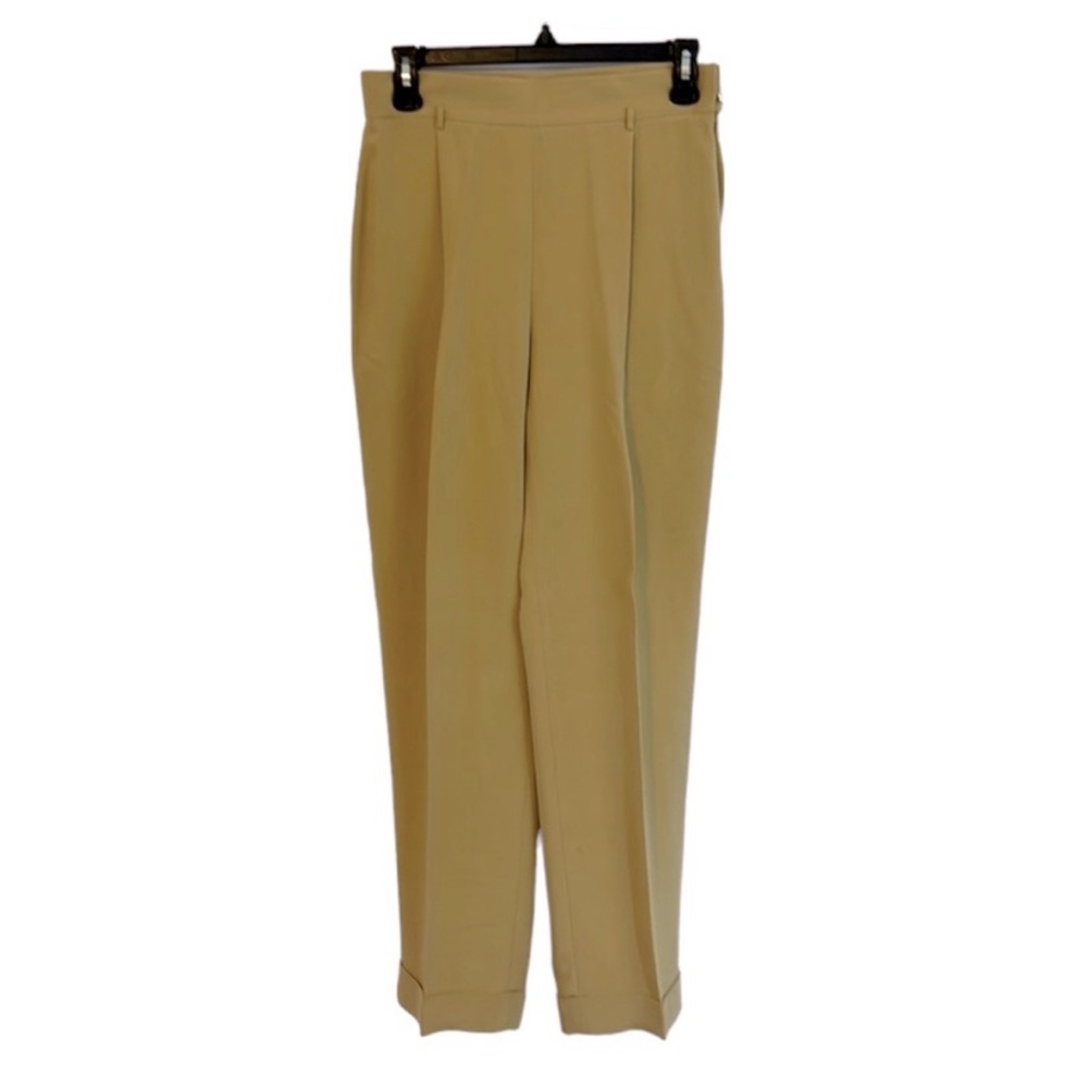 💯 silk Liz Claiborne vintage trouser pants business work casual size 8 petite